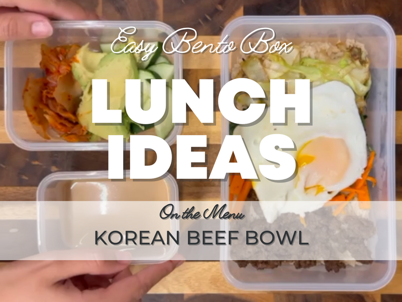 Korean Beef Bowl - Healthy (and Easy) Lunch Ideas