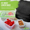 FIT Strong & Healthy 3 compartment meal prep containers, small food containers with lids, and snack organizer are very flexible and conveniently keep your meals fresh and neat no matter where you go.