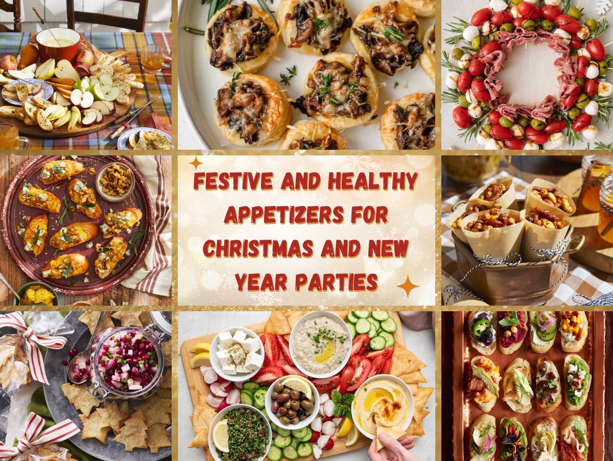 Festive and Healthy: Appetizers for Christmas and New Year Parties