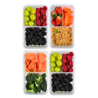 Bento Box Lunch Containers for Adults & Kids (4 Pack, 39 oz)