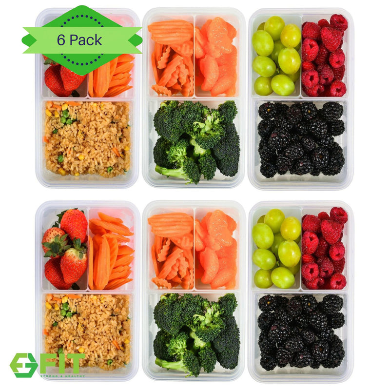 Our Bento Lunch Box food storage containers are the perfect portion control plates and can be used as lunch box for women or a lunch box for men as well as a Bento box for kids to take their lunch meals to school. Designed with three configurable and removable food compartments, you can take these tupperware food storage containers anywhere.