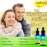Vitamin D3 and K2 are the perfect pair because they work best together to promote bone health and heart health. WellWe Vegan Vitamin D3 K2 liquid drops have no fillers, are easy to take, gets absorbed fast, improves mood, it is also an immune support supplement, GMO, Gluten, and soy-free. It also offers a flexible dosage as you can take 1 drop or 2 drops or 3 drops and so on. Each drop contains 1000 IU of vitamin D3.